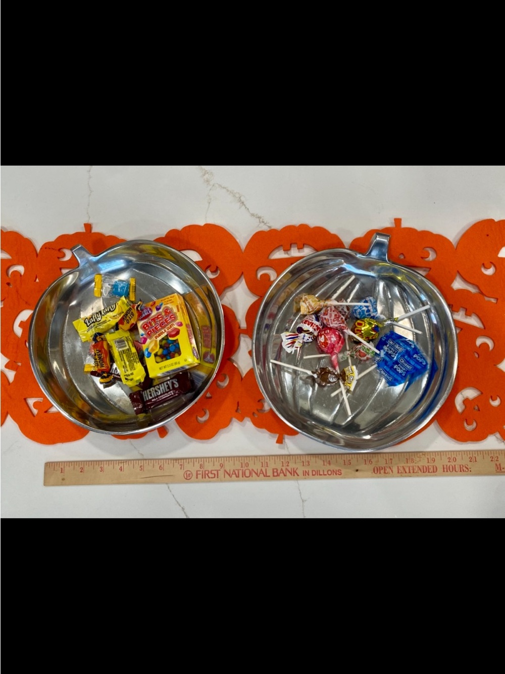 Cast Metal Pumpkin Bowls